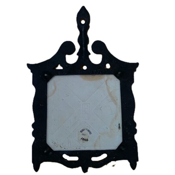 MCM Holt Howard Groovy 1970's Cat Tile Cast Iron Trivet, Wall Decor - Picture 5 of 10